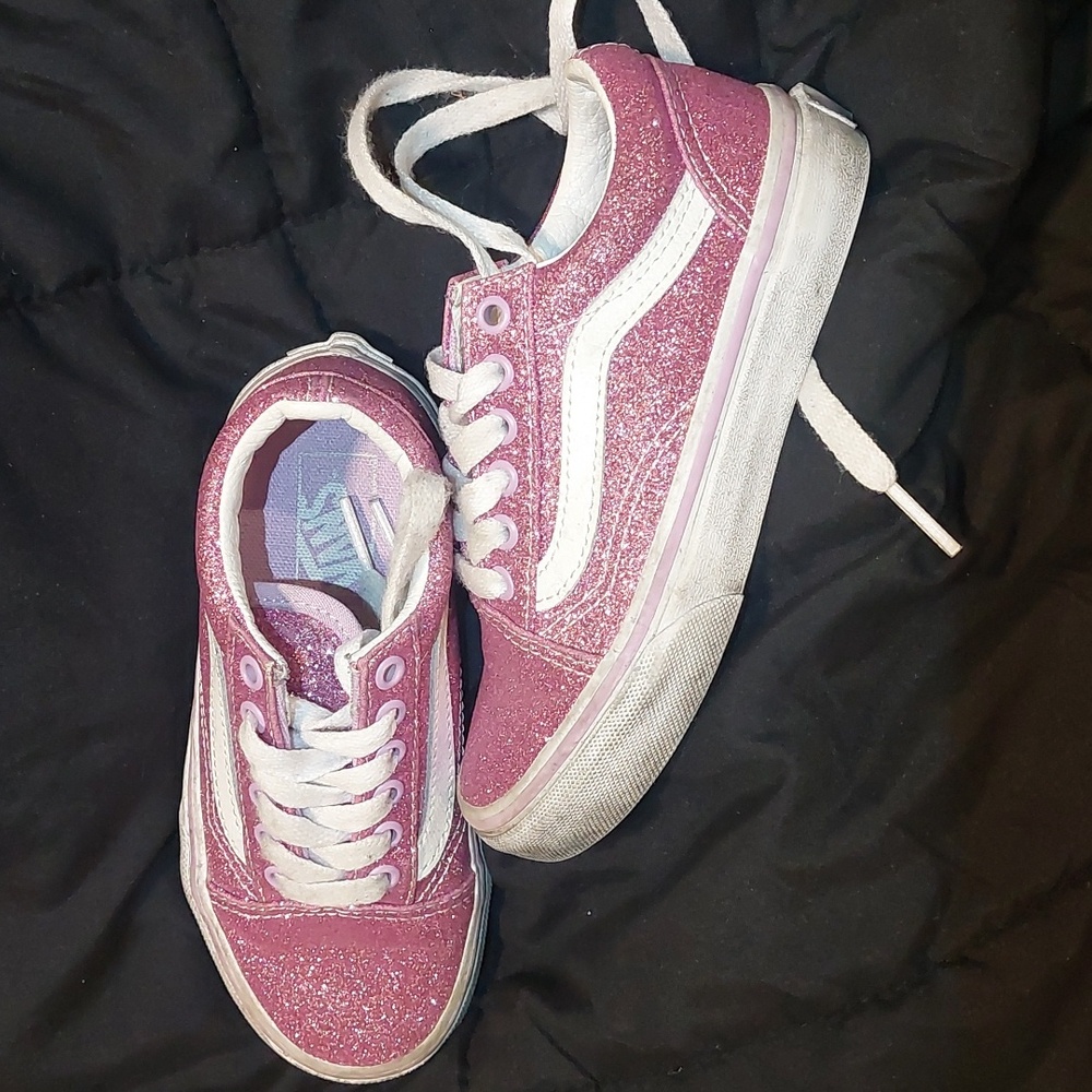 Pink Glitter Vans